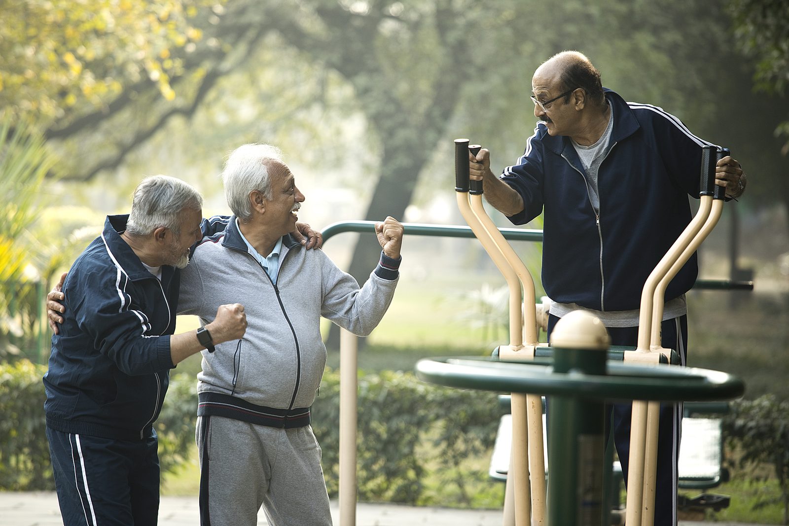 Elders enjoying an activity together